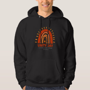 Enhetsdag Orange T-shirt Vänlighet Tar Mod Slut Bu Hoodie