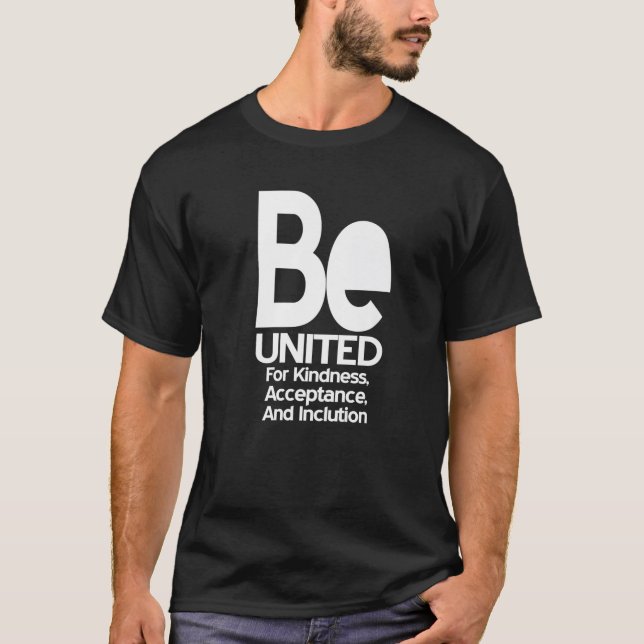 ENHETSDAGENS Orange Tee, Anti-Bulling Gift and be  T Shirt (Framsida)
