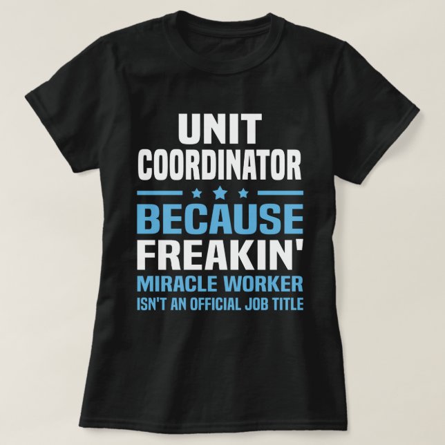 Enhetskoordinator T Shirt (Design framsida)
