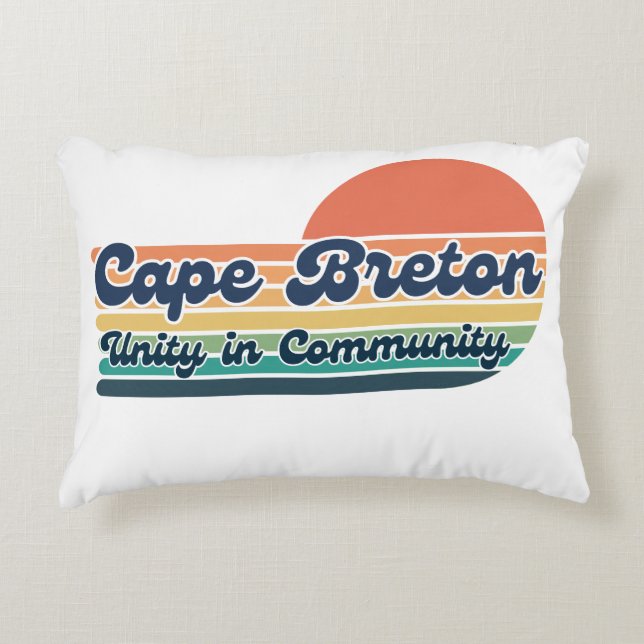 Enhetskudde för gemenskap prydnadskudde (Framsidan)