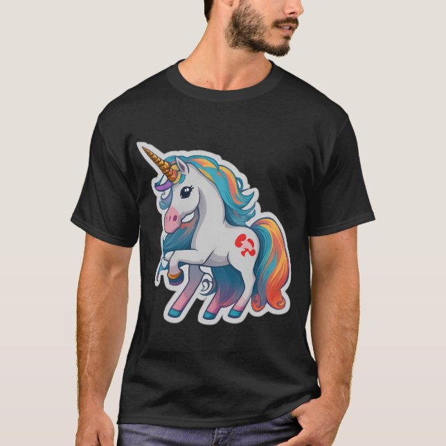 Enhörning     (2) t shirt (Framsida)