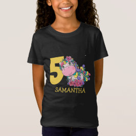 Enhörning 5-årsdag T-Shirt