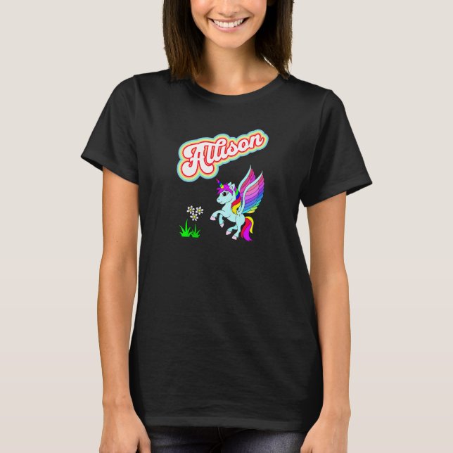 Enhörning Allison T Shirt (Framsida)