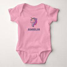 Enhörning Amelia Baby Bobysuit