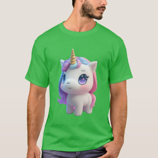 Enhörning Anime flicka T Shirt