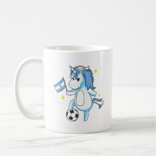 Enhörning Argentina tröja design Argentinsk fotbol Kaffemugg