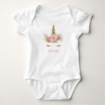 Enhörning babytröja Enhörningsansikte babytröjor