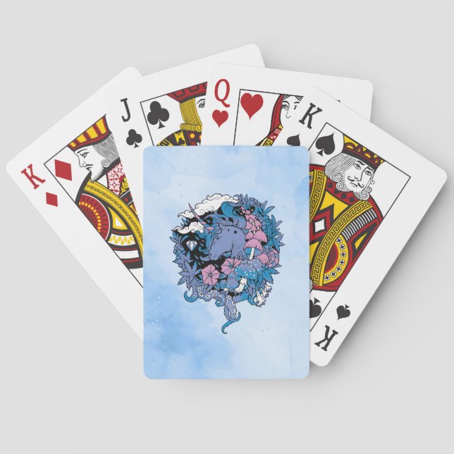 Enhörning Casinokort (Baksidan)
