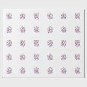 Enhörning Coquette Bow Enhörning Söt Pastell Grafi Presentpapper