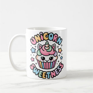 Enhörning Cupcake Sötma Magiska Gods Älskare Kaffemugg