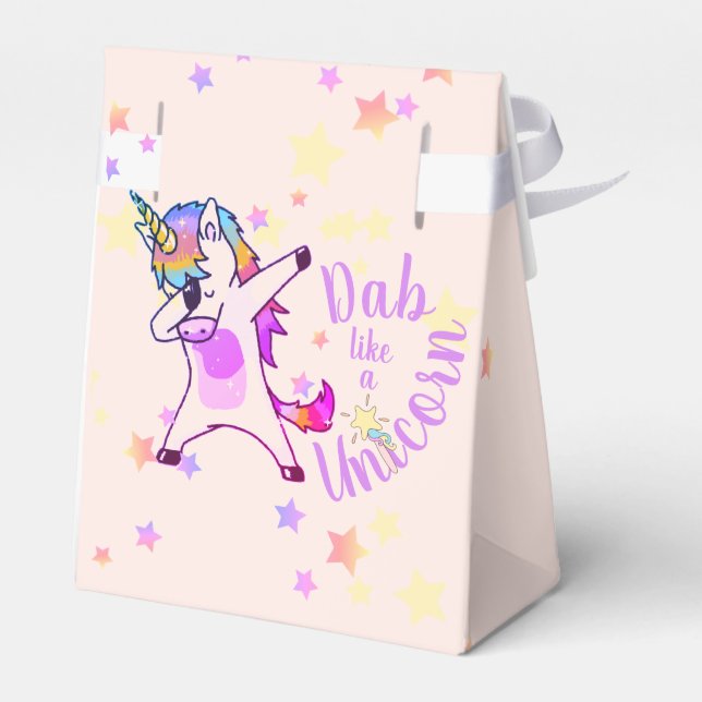 Enhörning Dab-dansstjärna Personlig Presentaskar (Baksidan Sidan)