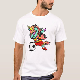 Enhörning Dab Uganda fotbollströja Ugandisk fotbol T Shirt