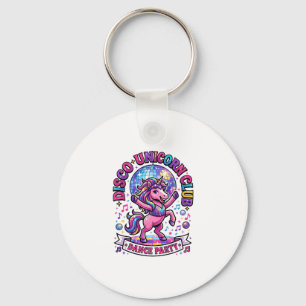 Enhörning Disco Unicorn Club Kommersiell Tröja Gra Nyckelring