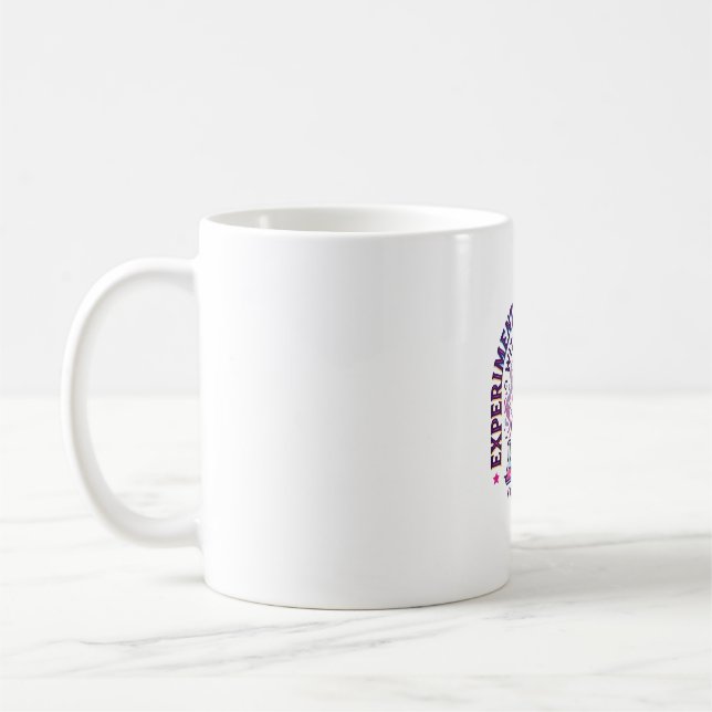 Enhörning experimenterar med gnistrande reklamklip kaffemugg (Vänster)