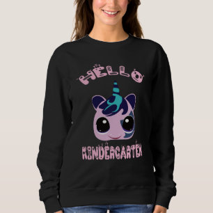 Enhörning Förskola Söt Första Dag Skola Pojkar Fli T Shirt