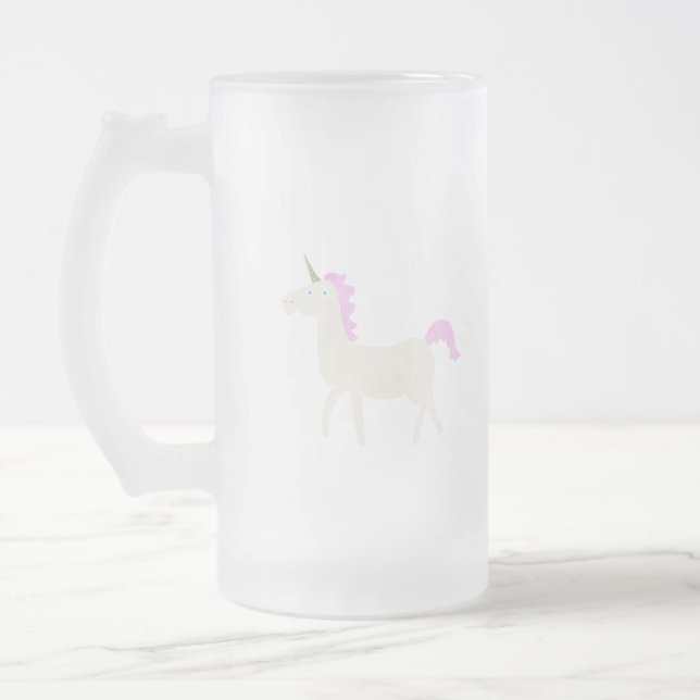 enhörning frostat ölglas (Vänster)