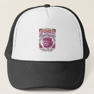 Enhörning Funky och Fantastisk Stilfull Zazzle Des Keps