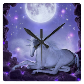 enhörning fyrkantig klocka