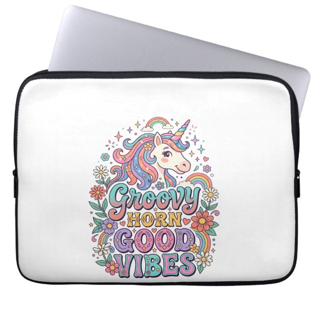 Enhörning Groovy Horn Bra Vibrationer Charming POD Laptop Fodral (Framsidan)