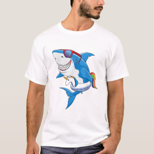 Enhörning haj poolparty skjorta barn flickor pojka t shirt
