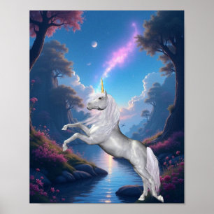 Enhörning Håll eller designa din egen  Poster