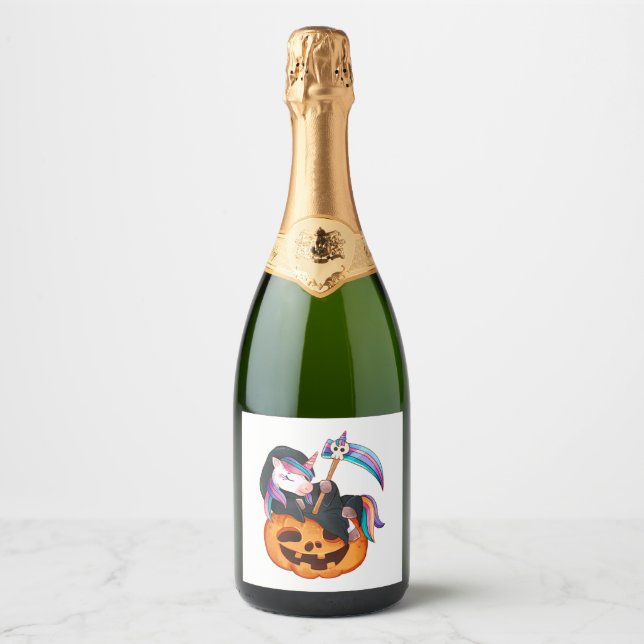 Enhörning Halloween Säkerhets Kostym Dotter Pumpa (Framsida)