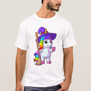 Enhörning Halloween-tröja för flickor Häxa kostym T Shirt