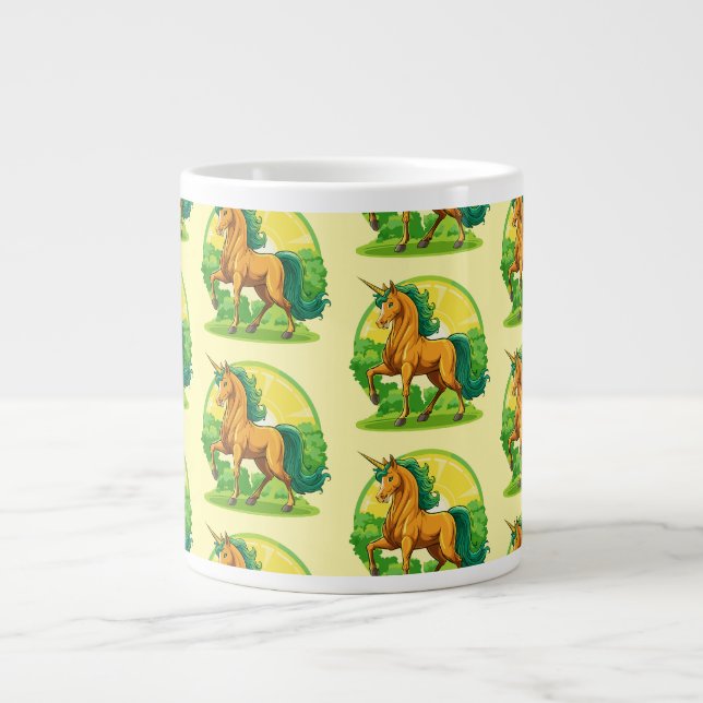Enhörning häst jumbo mugg (Framsidan)