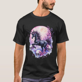 Enhörning i månljus bland glömda rosor, t shirt