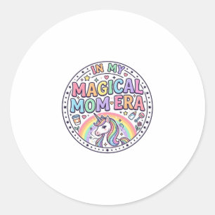 Enhörning I Min Magiska Mamma Era Rolig Tröja Graf Runt Klistermärke