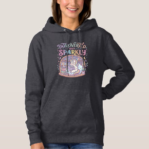 Enhörning Introvert men Gnistrande Original Vit Ba T Shirt