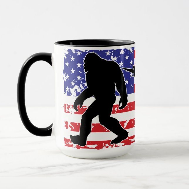 Enhörning, Jackalope, Bigfoot och den amerikanska  Mugg (Vänster)