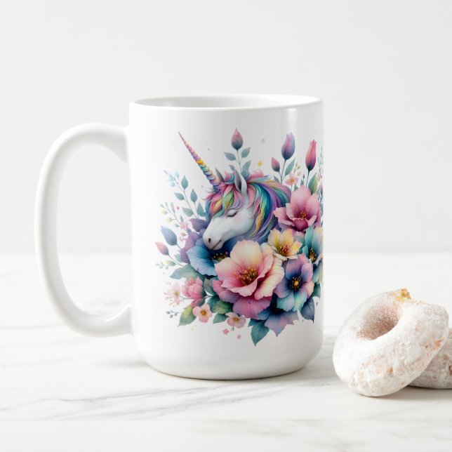 Enhörning Kaffemugg (Med munk)