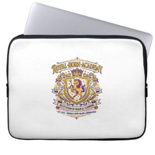 Enhörning Kungliga Horn Akademi Stilig Zazzle Desi Laptop Fodral