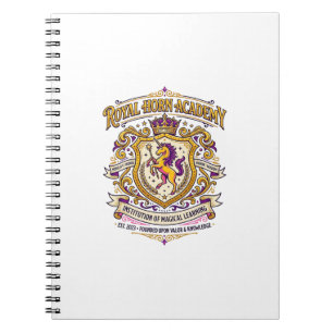 Enhörning Kungliga Horn Akademien Stylish Zazzle D Anteckningsbok