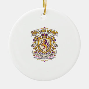 Enhörning Kungliga Horn Akademien Stylish Zazzle D Julgransprydnad Keramik