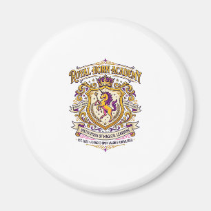 Enhörning Kungliga Horn Akademien Stylish Zazzle D Magnet