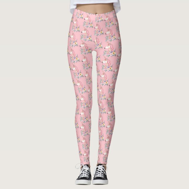 Enhörning Leggings (Framsida)