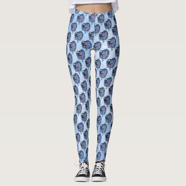 Enhörning Leggings (Framsida)