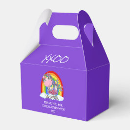 Enhörning lila presentaskar