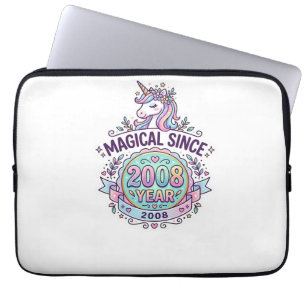 Enhörning Magisk Sedan År Grafisk Design Zazzle D Laptop Fodral