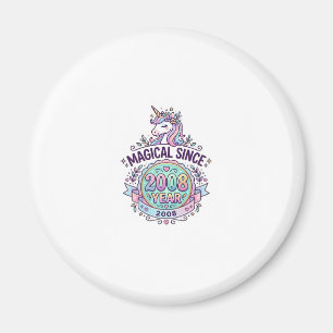 Enhörning Magisk Sedan År Grafisk Design Zazzle D Magnet