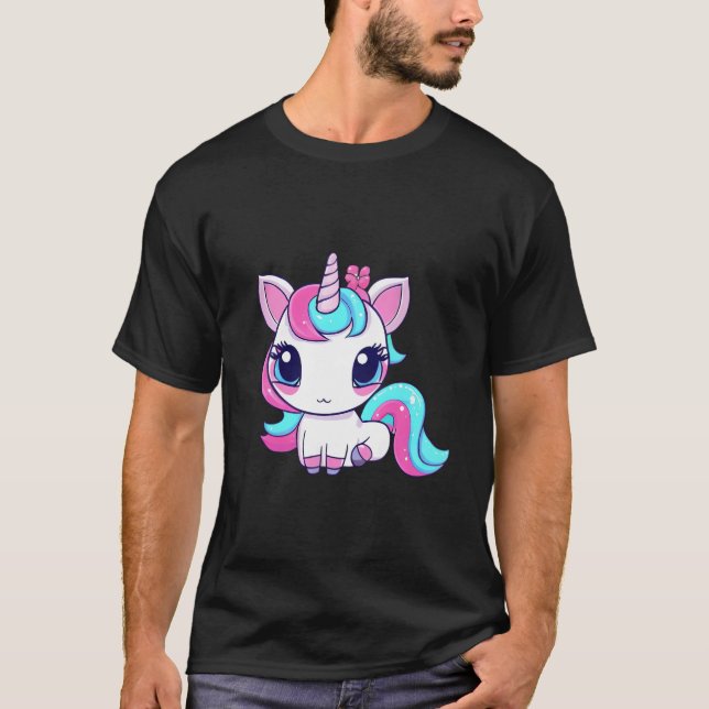 Enhörning Magisk Varelse T Shirt (Framsida)