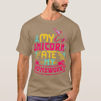Enhörning med Citat älskar vänner T Shirt