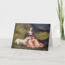 ENHÖRNING MED KVINNOR GIORGIONE LYCKOSEDEL KORT