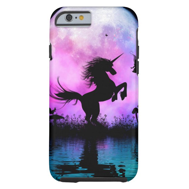 Enhörning med lite fet mjölk Case-Mate iPhone skal (Baksidan)