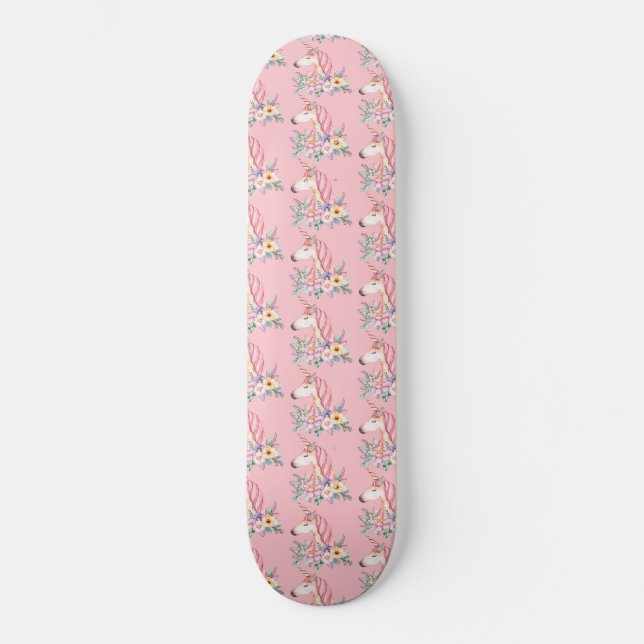 Enhörning Mini Skateboard Bräda 18,5 Cm (Framsida)