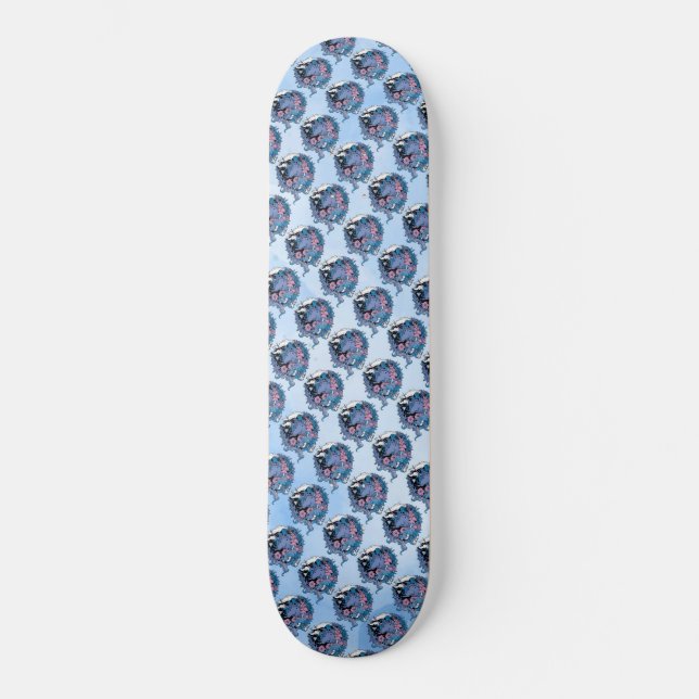 Enhörning Mini Skateboard Bräda 18,5 Cm (Framsida)