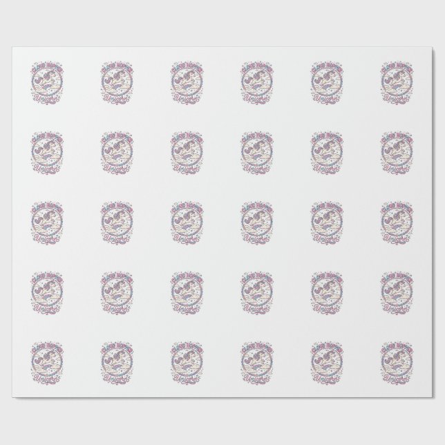 Enhörning Moln Hopper Enhörning Leksam Söt Gåva De Presentpapper (Platt)
