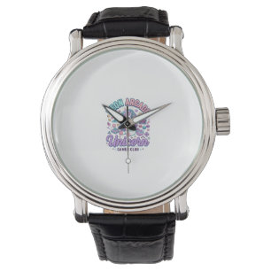 Enhörning Neon Arkad Enhörning Retro Stil Produkt Armbandsur